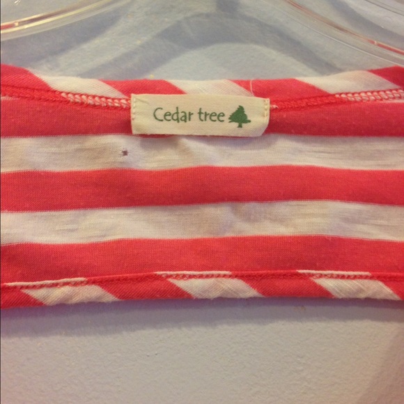 Cedar Tree -  High Low Striped Blouse - Picture 4 of 4