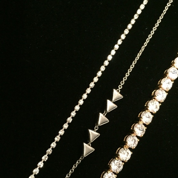 Set of 3 Bracelets! Gorgeous Rhinestone Set