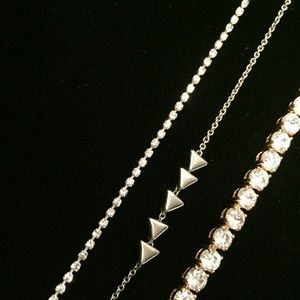 Set of 3 Bracelets! Gorgeous Rhinestone Set