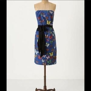 Anthropologie Butterfly Net dress