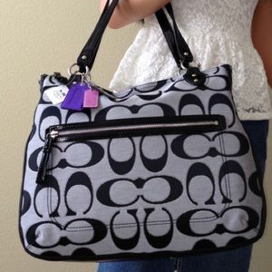 Large Coach Signature Tote Large Coach Signature Tote