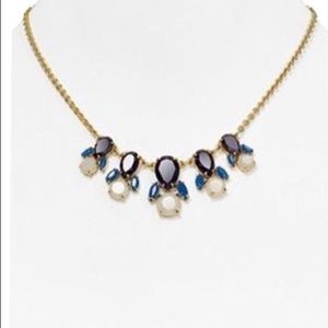 Kate Spade blue goldtone statement necklace