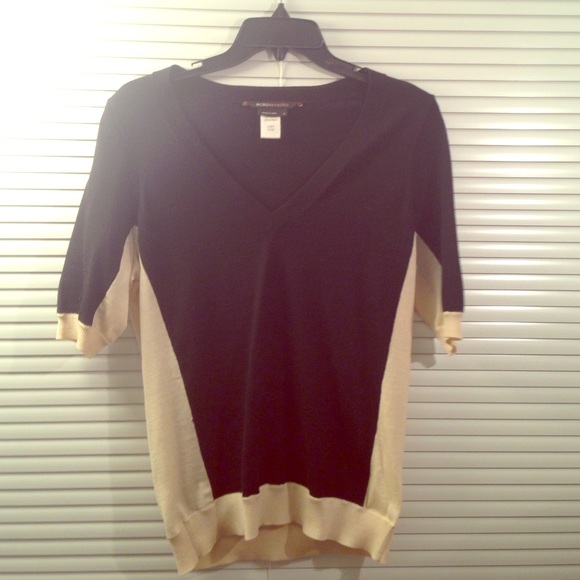 82% OFF BCBGMAXAZRIA Retro Block Sweater