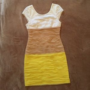 Bebe, three tone, cocktail dress 💁🏻