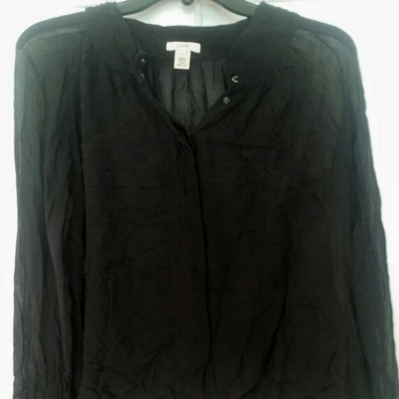 J. Crew sheer shirt - Picture 1 of 2