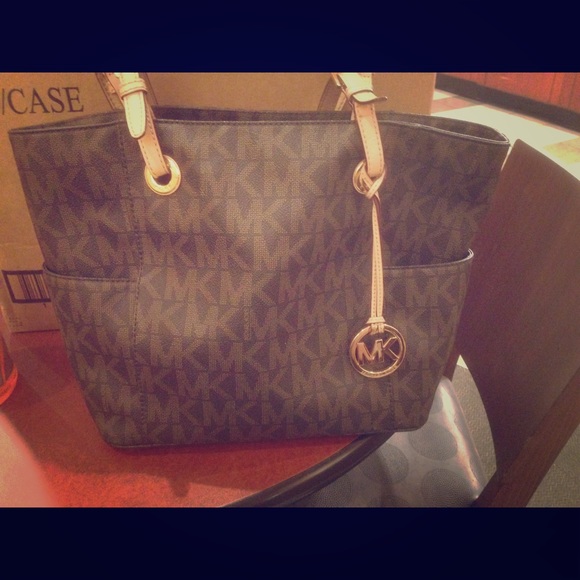BROWN MK BAG