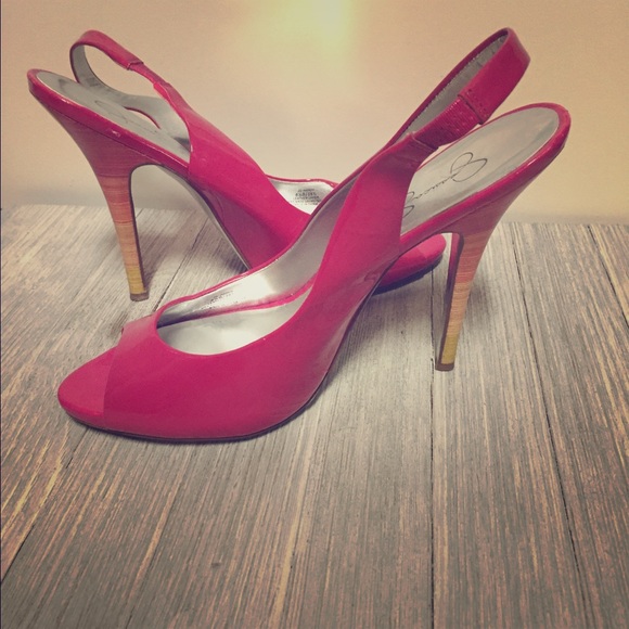 Jessica Simpson Hot Pink Heels
