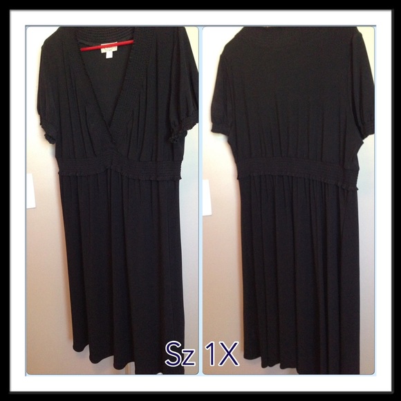 Talbot's Little Black Dress Sz 1X