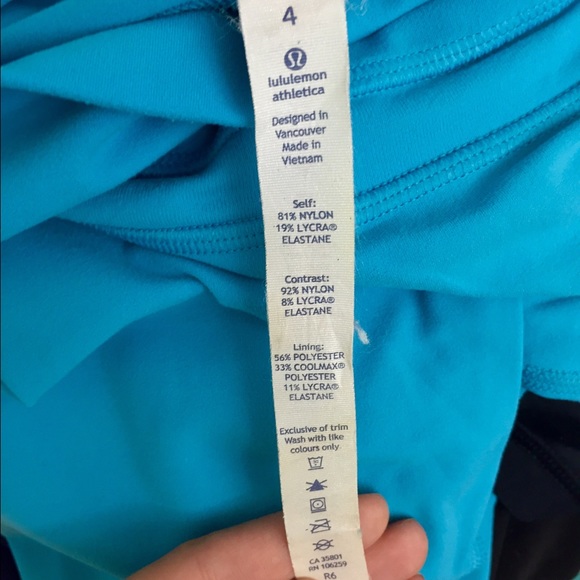 SOLD Lululemon align pant peacock blue 4 - Picture 2 of 4