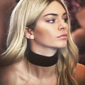 Wide Black Velvet Choker ⚡️