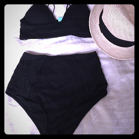 h&m high waist bikini bottoms