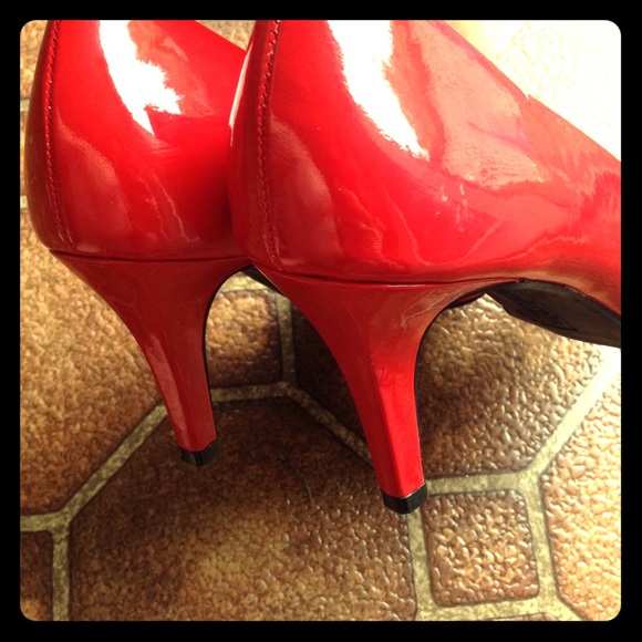 Cherry Red Pumps