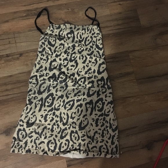 Cheetah apron dress from Pac sun