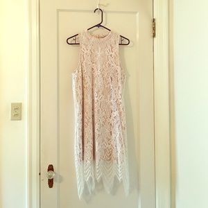 White lace dress!