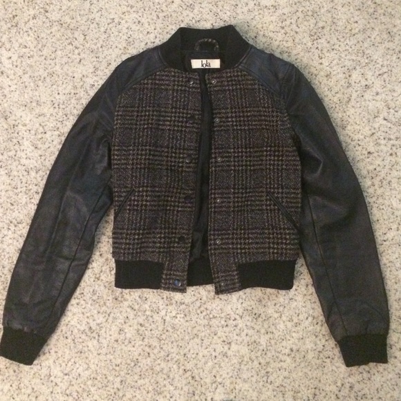 Black and plaid jacket