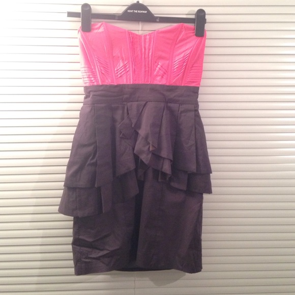 70% OFF Hot Pink and Black Minuet Dress 💕