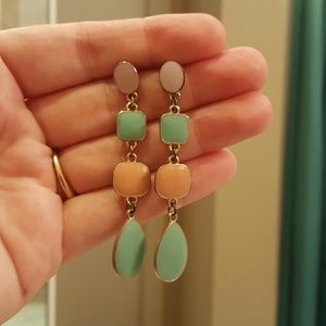Multicolored tiered earrings from Francesca's
