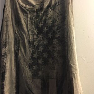 Muscle tee American flag