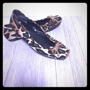 Jessica Simpson Leopard Print Flats