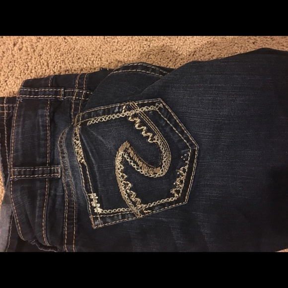 Silver bootcut jeans