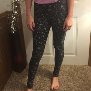 Exhilaration brand  leggings w/ constellations
