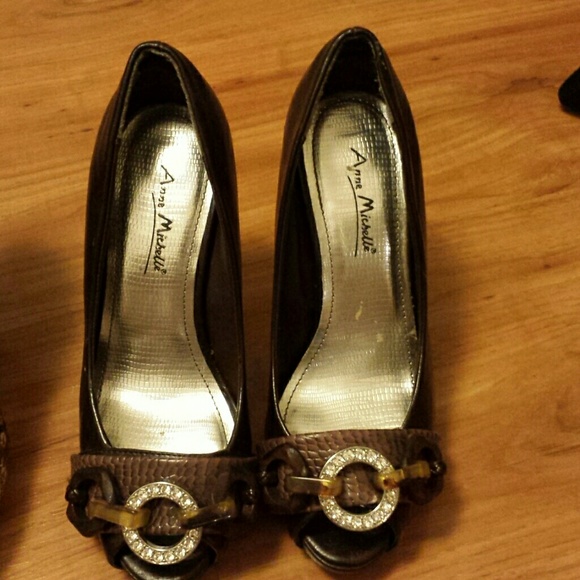 GOLD TONES HEELS - Picture 3 of 4