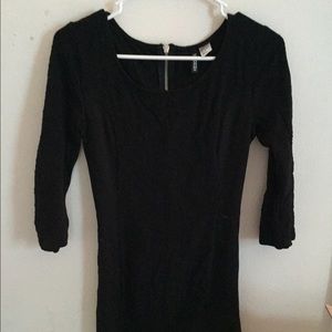 Black long sleeve dress