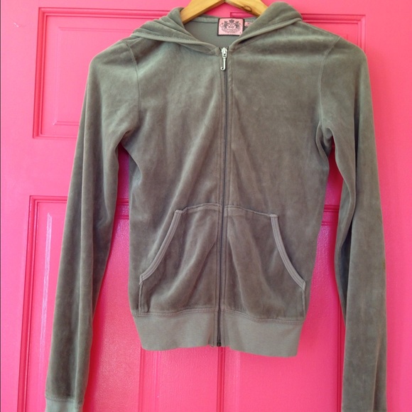 Juicy Couture Velvet Grey Hoodie