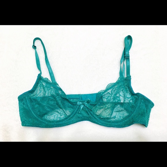 Forever 21 Teal Lace Bra