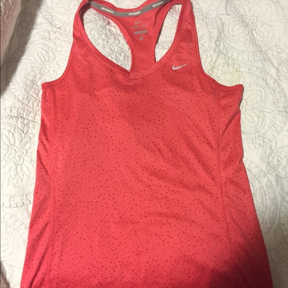 Coral/pink nike workout tank top - Picture 1 of 3