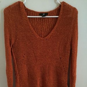 Rust orange sweater