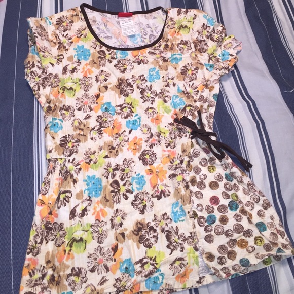 Dickies floral print XS top
