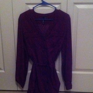 O'NEILL red and blue short dress