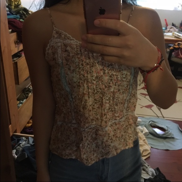 floral tank top