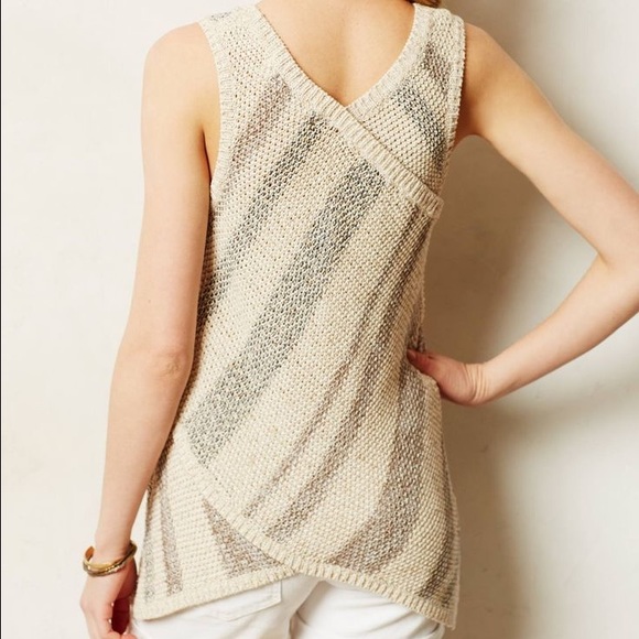 Anthropologie Striped Sweater Tank - Picture 3 of 3