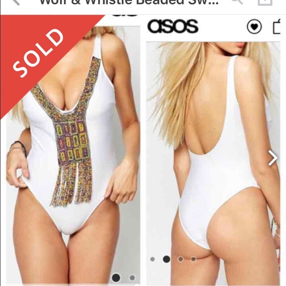 Wolf & Whistle Beaded Swimsuit