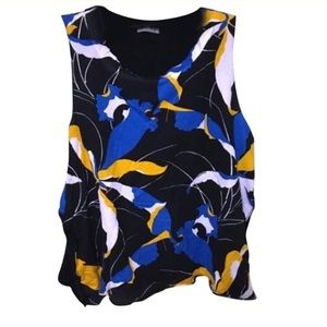 Miu Miu Cotton Printed Sleeveless Tank