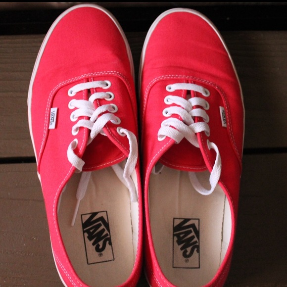 Men's Red Vans
