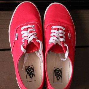 Men's Red Vans