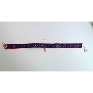 Multi-colored choker