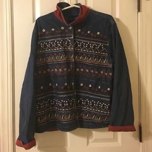 Embroidered Jean Jacket