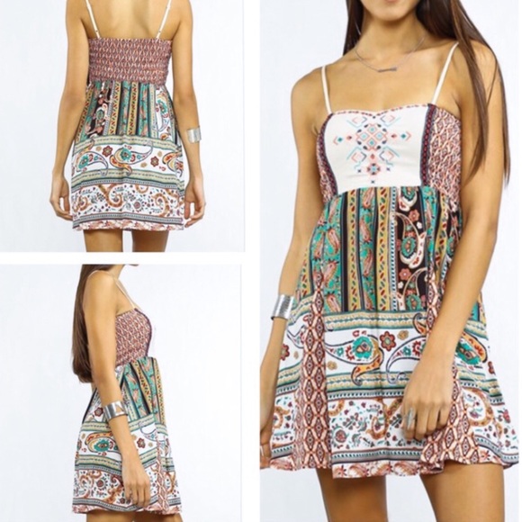 Flying Tomato Dresses & Skirts - 🌺HOST PICK 2/17🌺MINI EMBROIDERED PRINT DRESS