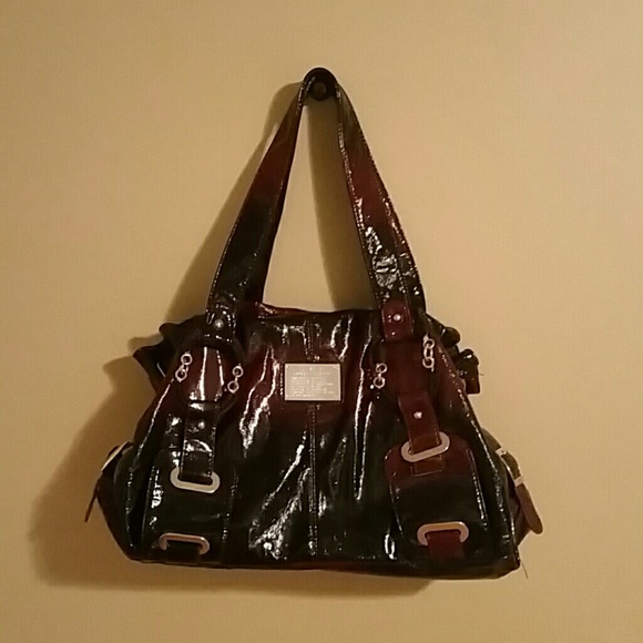 Dark burgundy dragon sphere D & S purse