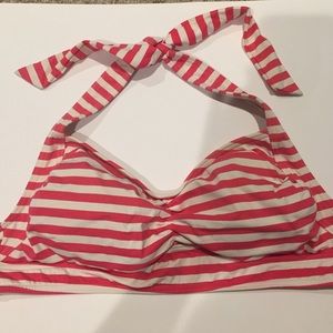 Lands End striped bathing suit! Top and bottoms