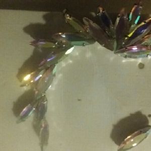 new colorful ear cuff with Stud to match