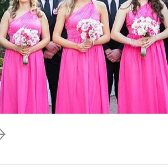 Pink bridesmaid dresses