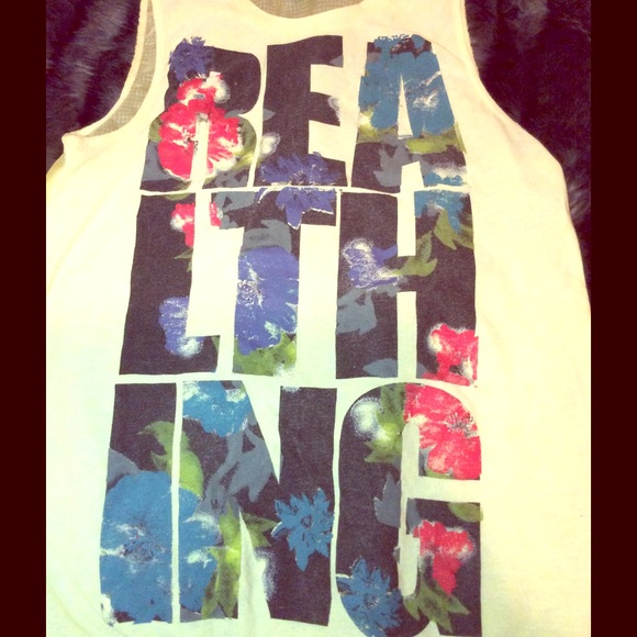 "REAL THING" graphic tank🌺