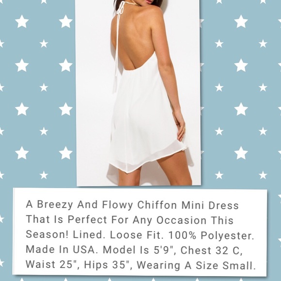 SOLD OUT ⚜NEW⚜ Chiffon Halter Dress - Picture 3 of 3