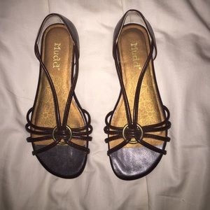 MUDD brand brown sandals