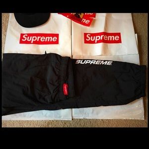 Supreme NYC Black Warm Up Pant Sz. Small
